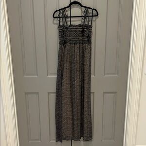 Scarlett Poppies size small maxi dress. black and tan